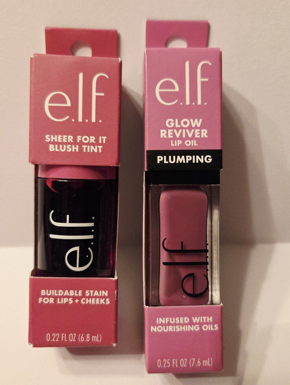 e.l.f. Sheer For It Blush Tint For Lips & Cheeks - Glow Reviver Plumping Lip Oil